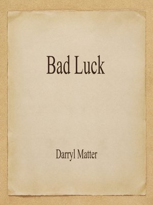 cover image of Bad Luck